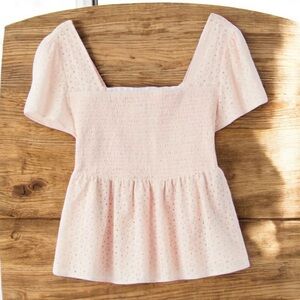 NWOT Torrid plus size eyelit Peplum